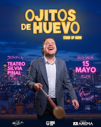 El comediante Alexis Renato Arroyo Mendoza, conocido como Ojitos de Huevo, ofrece una función especial el 15 de mayo en el Teatro Silvia Pinal con lo mejor de su carrera y material inédito