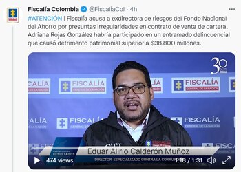 Trino de la Fiscalía sobre corrupción en el FNA