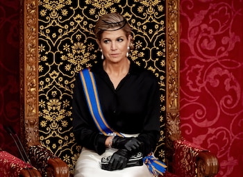 La reina Máxima de Holanda acompaña al rey Guillermo Alejandro en el Prinsjesdag 2026 (Grosby)