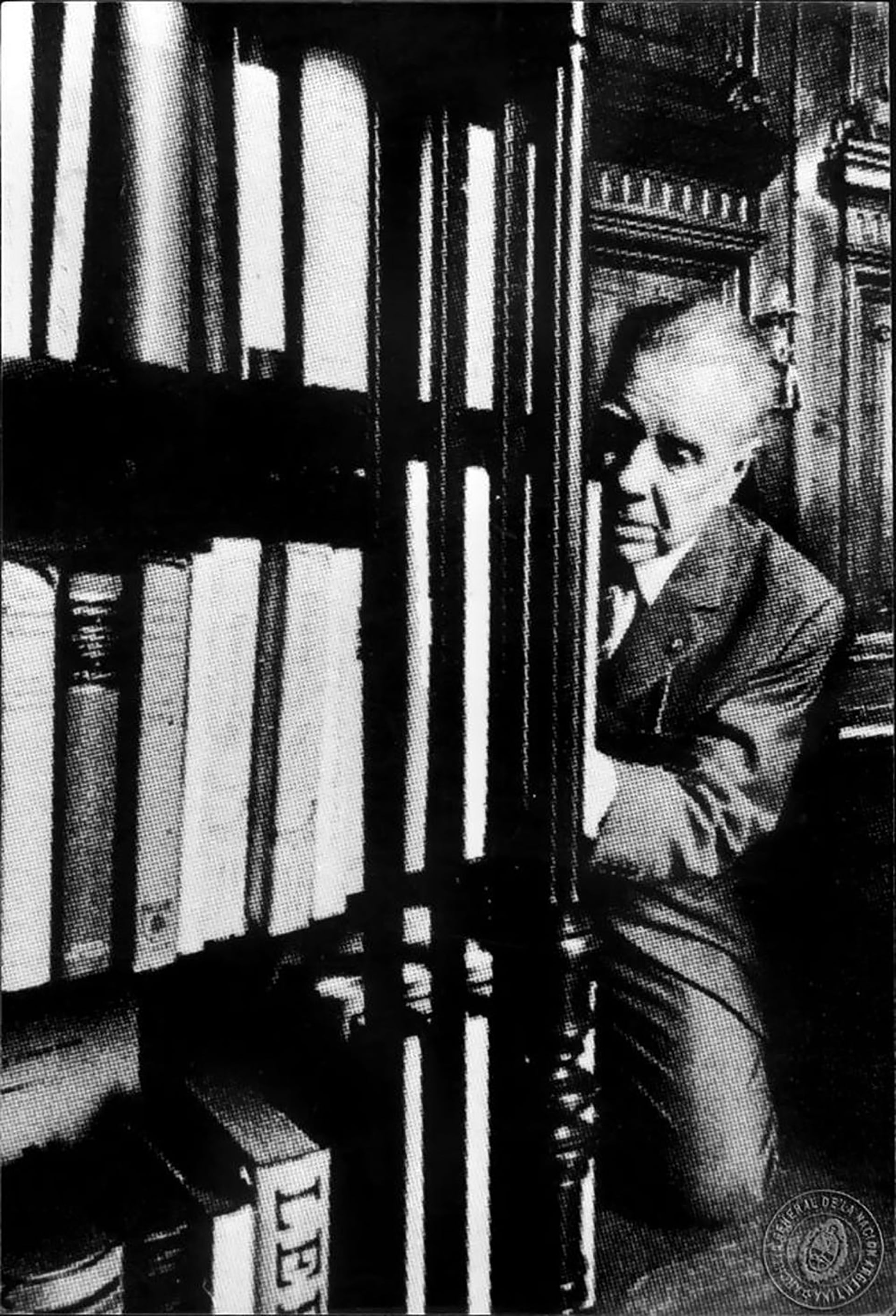 Retrato de Borges en la Biblioteca Nacional de Argentina. Archivo General de la Nación Argentina / Wikimedia Commons