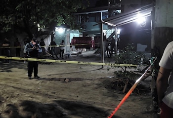 Fuerte presencia policial se mantuvo en la zona tras el violento suceso. (Foto: Redes sociales)