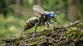 La primera abeja cyborg marca