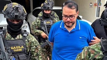 El empresario barranquillero Nassim Orfale Vásquez fue el octavo capturado producto de los operativos que desarrollaron las autoridades en Atlántico, Cundinamarca y La Guajira - crédito Fiscalía