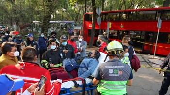 Beim LKW-Unfall gegen Metrobús wurden