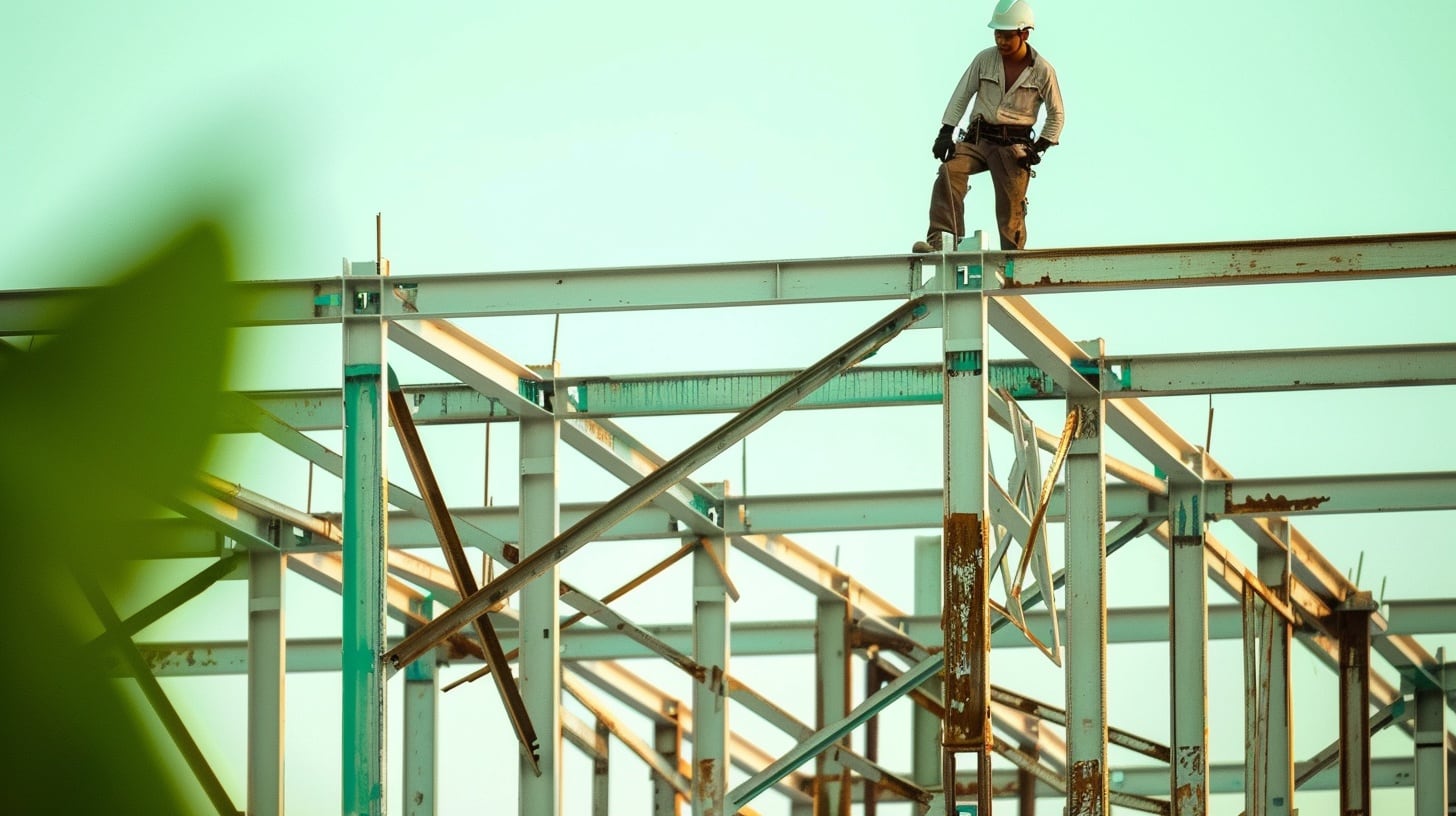 La construcción registró una de las mayores caídas en el saldo de crédito, reflejando una menor actividad de financiamiento hacia el sector. (Imagen Ilustrativa Infobae)