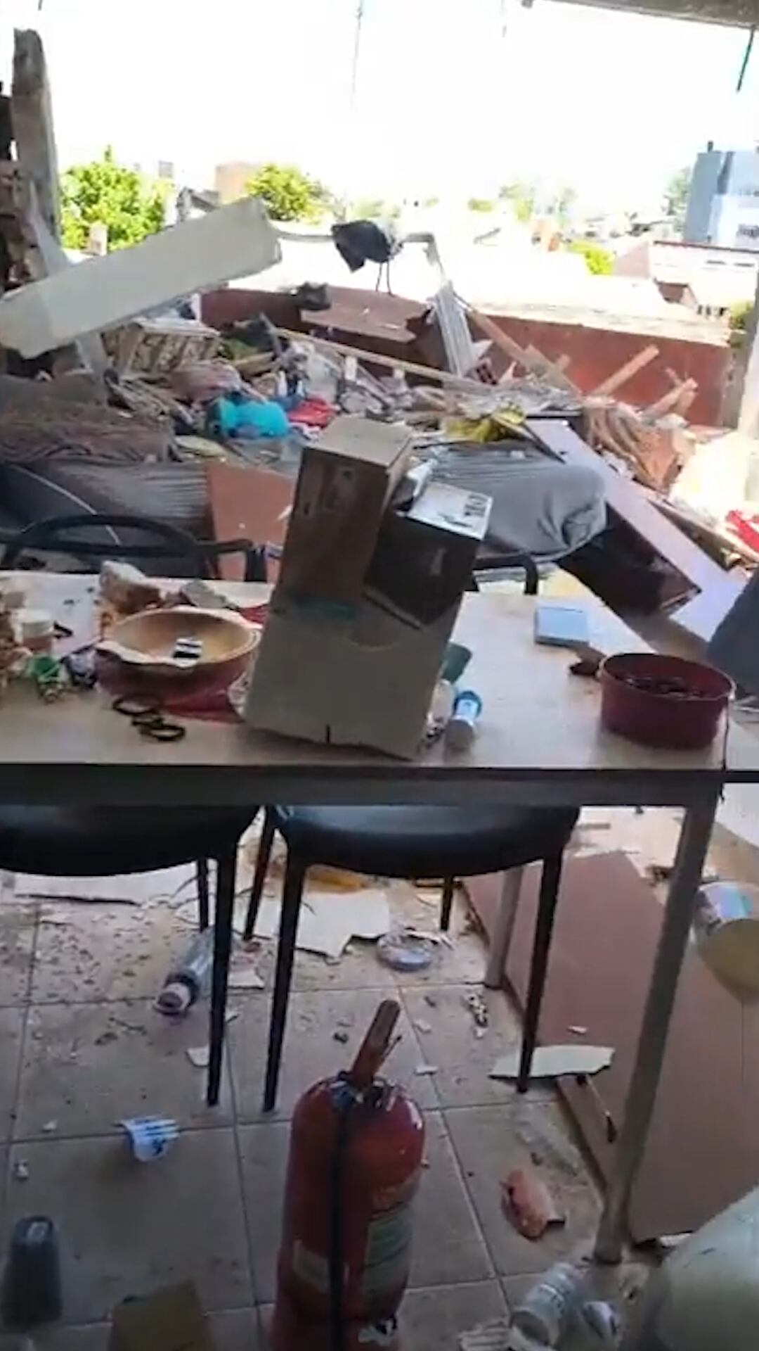 La empresa Camuzzi restableció el gas en la cuadra, pero el edificio afectado sigue sin suministro hasta completar peritajes de seguridad