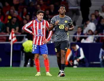 El jugador del Atlético de