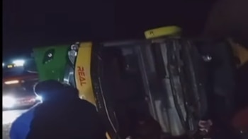 Accidente de bus en ruta