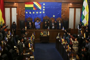 El Senado de Bolivia (REUTERS/Luisa