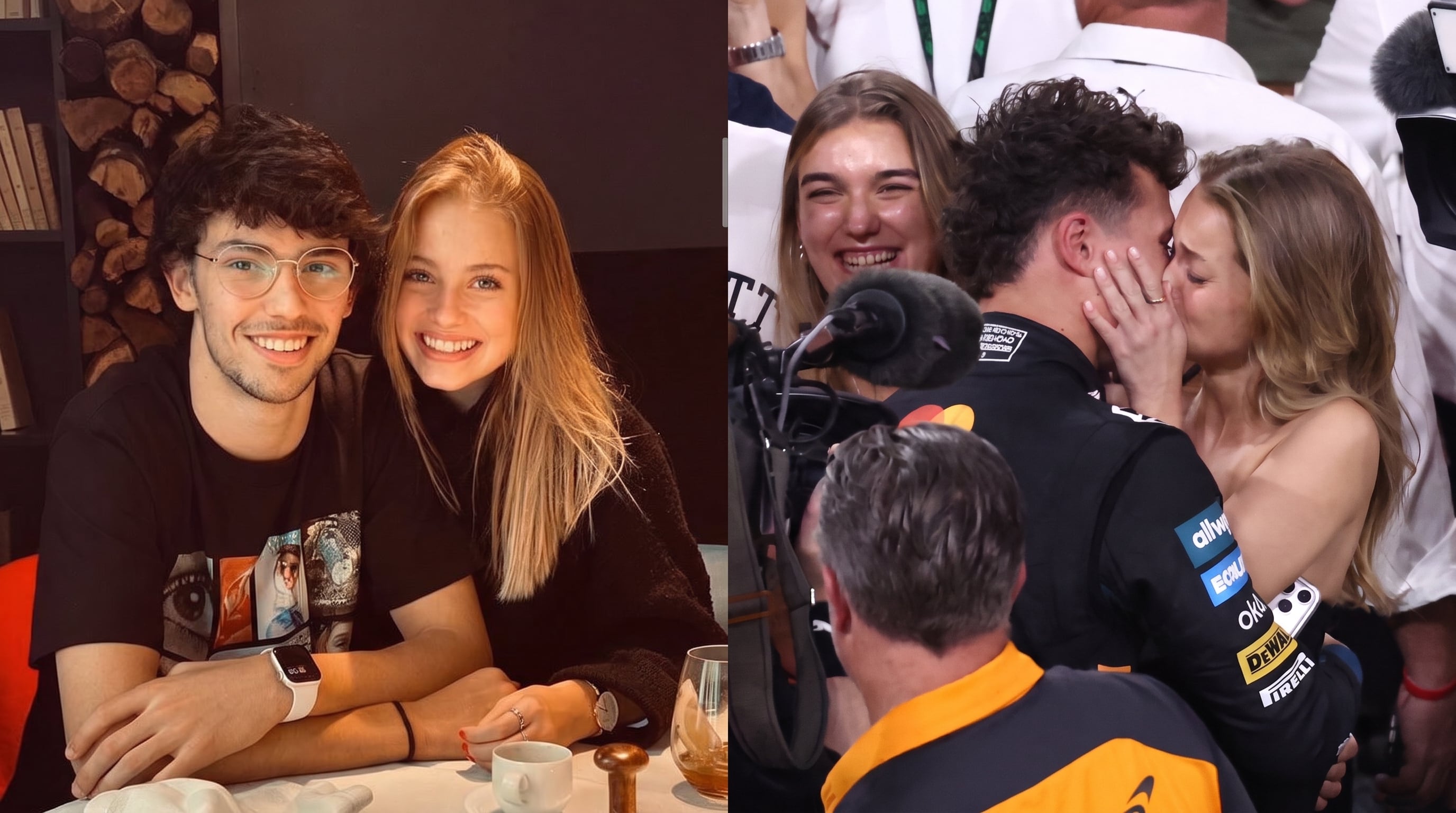 El reencuentro entre una actriz y una figura del fútbol que reavivó el triángulo amoroso con un campeón de la F1