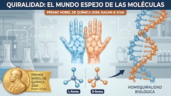 Qué es la homoquiralidad y cómo el Nobel de Química 2026 puede mejorar la fabricación de fármacos