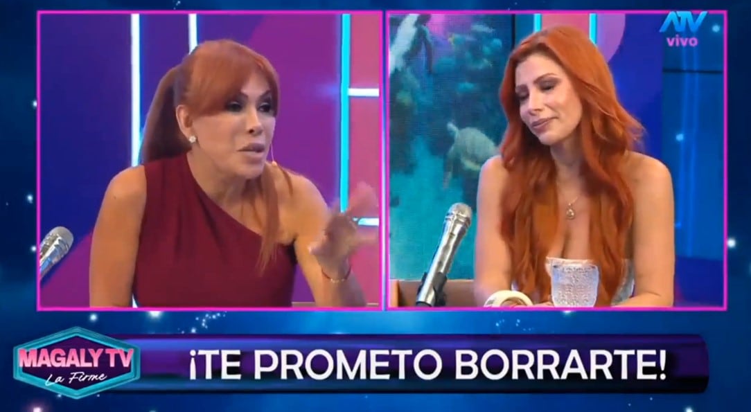 Milena Zárate confiesa que volvió a sufrir ataques de pánico tras su ruptura con Kalicho. Captura: Magaly Tv La Firme.