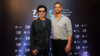 Alvaro Rufiner, productor, y Uriel