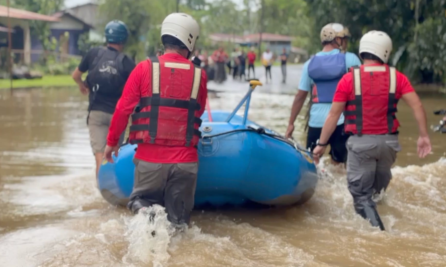 Cruz Roja sostiene operativo en Sarapiquí ante lluvias que golpean varias zonas de Costa Rica