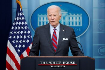 Biden alentó a Israel a