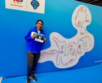 La preparación y disciplina bajo la dirección del entrenador Sandoval fueron clave para el logro de Delgado en la maratón española. (Publicación: Francis Merino Monroy, Ministro de defensa)