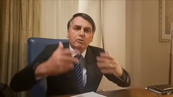 Bolsonaro tuvo momentos en los
