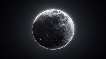 Actualmente podemos ver la luna