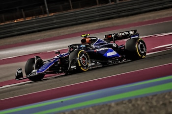 Colapinto, en acción sobre el Williams FW46 (Prensa Williams Racing)
