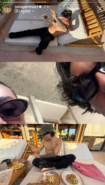 Sergio Mayer Mori y Jessica Marmolejo comparten tiempo juntos en una playa de México, mientras llega el 2026 (captura de pantalla)