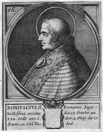 El papa Bonifacio II