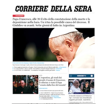 La cobertura del Corriere della