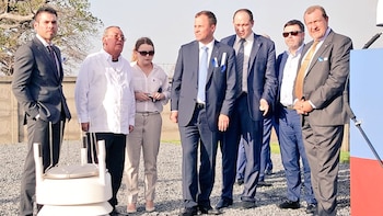 El 6 de abril de 2017 se inauguró en Managua la estación terrestre rusa Glonass en Nicaragua, en un evento que fue presidido por Laureano Ortega Murillo e Igor Komarov, director general de Roscosmos, la agencia espacial rusa y promotora del proyecto. (Foto 19 Digital)