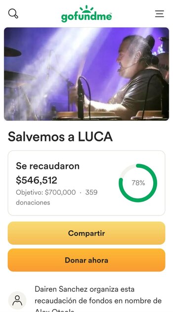 La familia de Luca Ortega