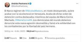 Andrés Pastrana dice que Nicolás