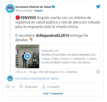 Bogotá refuerza vigilancia y red