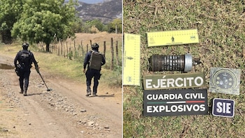 Una granada fue asegurada y