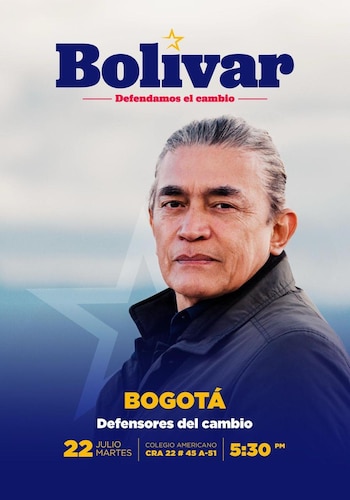 Durante la reunión en Bogotá,