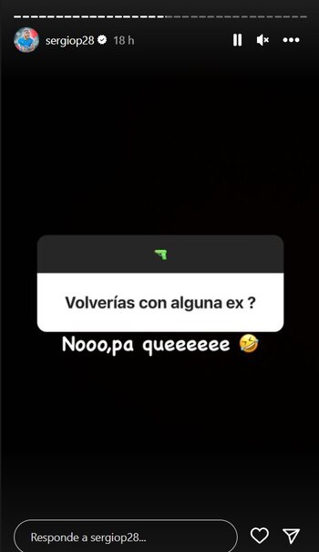 Sergio Peña no retomaría romance