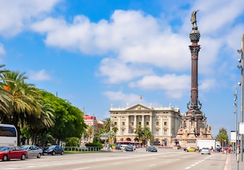 Estatua de Colón en Barcelona