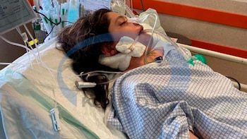 Mahsa Amini en coma en