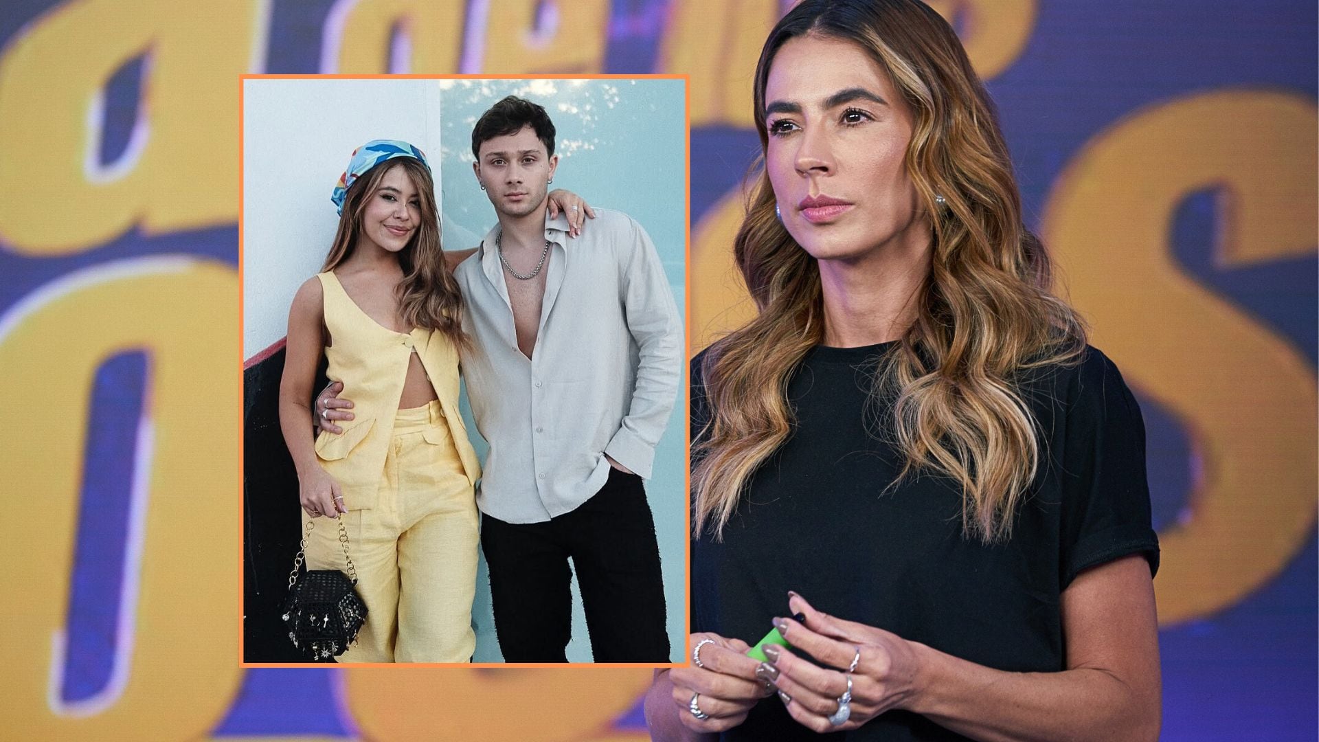 Juliana Velásquez echó al agua Carla Giraldo y contó que a la presentadora le gusta su novio, el joven cantante Simón Savi - crédito @simonsavi/Instagram y cortesía Canal RCN