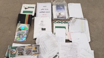 Los objetos encontrados en los