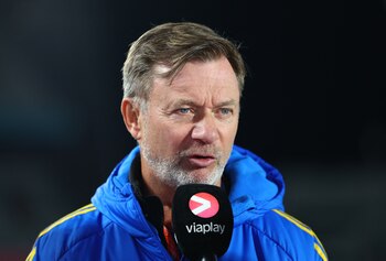 El seleccionador sueco, Peter Gerhardsson