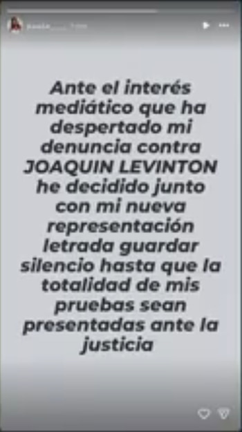 González recomendó a la denunciante evitar las entrevistas televisivas mientras completaban las presentaciones en tribunales