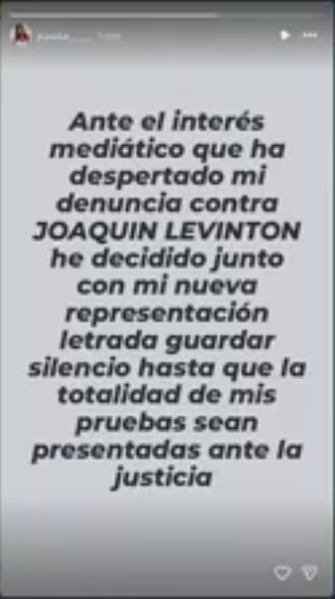 González recomendó a la denunciante evitar las entrevistas televisivas mientras completaban las presentaciones en tribunales