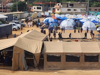 La Misión Humanitaria Quisqueya Solidaria coordina en Venezuela el trabajo del EMT-RD bajo el Ministerio de Salud Pública de República Dominicana. (Foto cortesía Ministerio de Salud Pública de la República Dominicana)