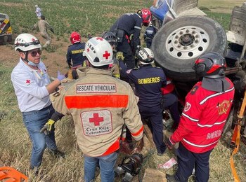 Imágenes del accidente en el