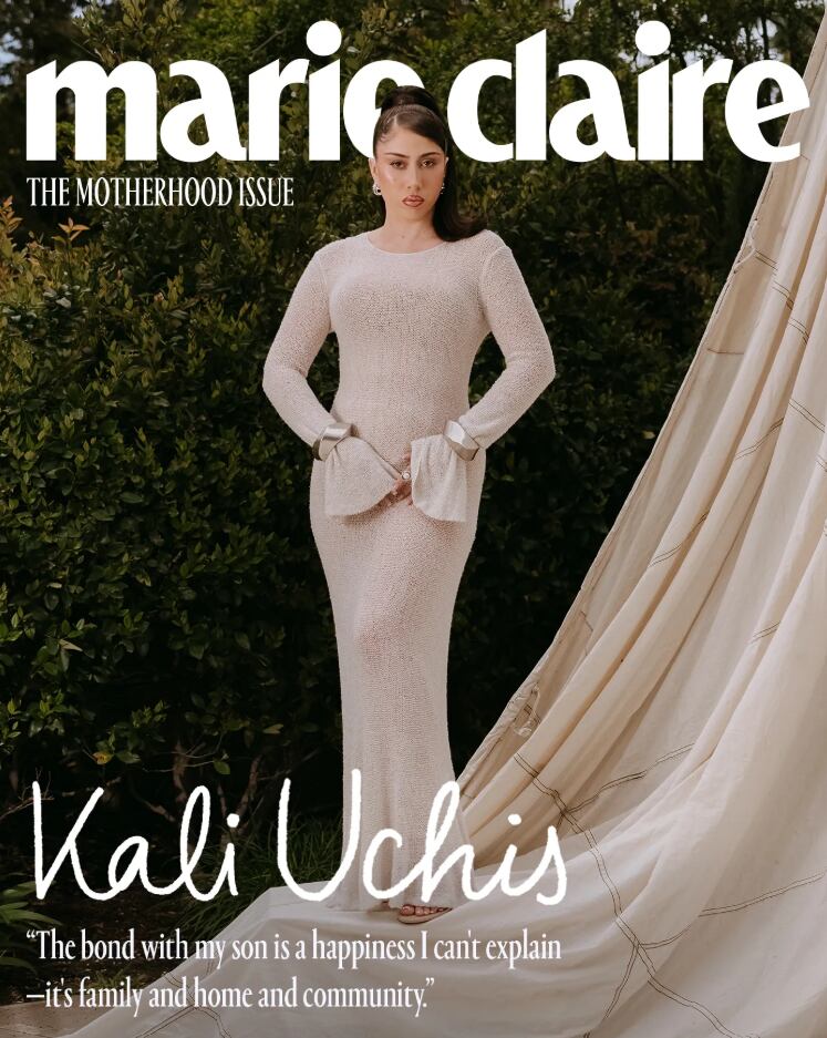 En su charla para la portada de Marie Claire, Kali Uchis reflexionó sobre el aprendizaje profundo que trae la maternidad y cómo conecta con su propia crianza (Portada de Marie Claire)