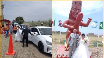 Trujillo: recién casados realizan sesión