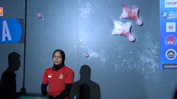 Trepó 15 metros en 6