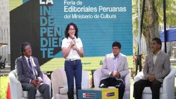 Ministra de Cultura, Leslie Urtega,