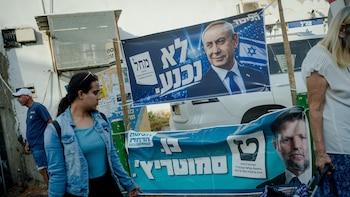 Un Israel dividido decide si avala a Netanyahu o apuesta por el cambio en las primeras elecciones desde el 7-O
