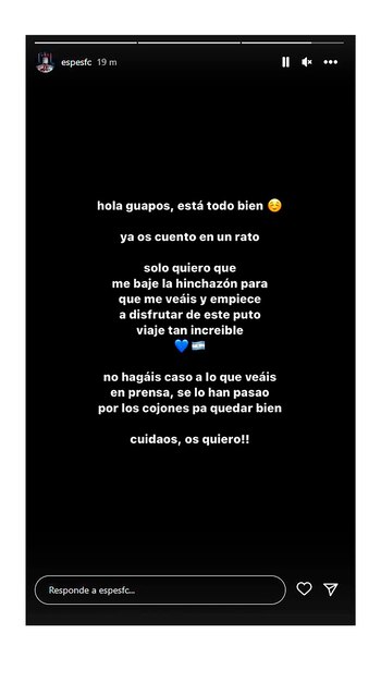 El mensaje de Borrás a