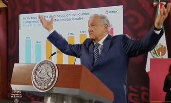 AMLO habló del avance que