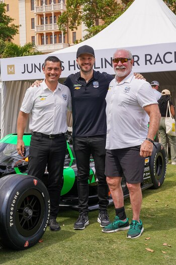 Ricardo Juncos, Agustín Canapino y